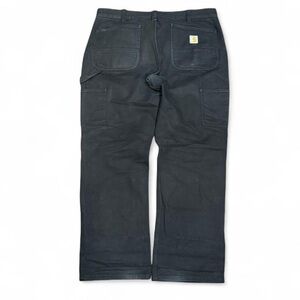 Y2K Carhartt Double Knee Black Relaxed Fit Carpenters
